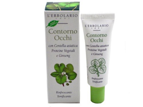 L'Erbolario Eye Contour Gel - Contains Plant Protein And Ginseng - Light, Non Greasy Cream - Helps Reduce Under-Eye Bags And Circles - Provides A Fresh Sense Of Well-Being - Paraben Free - 0.5 Oz