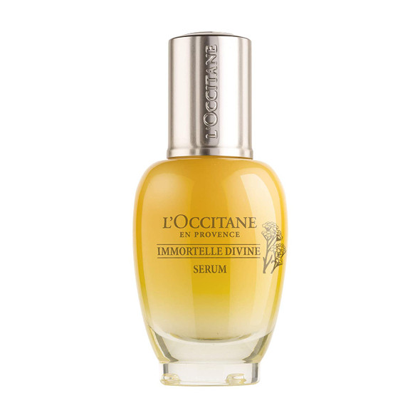 L'Occitane Anti-Aging Immortelle Divine Face Serum for a Youthful and Radiant Glow, 1 fl. oz.