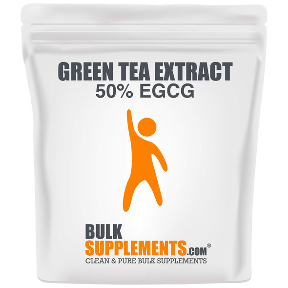 BulkSupplements.com Green Tea Extract 50% EGCG - Green Tea Weight Loss - Green Tea Fat Burner (100 Vegetarian Capsules - 100 Servings)