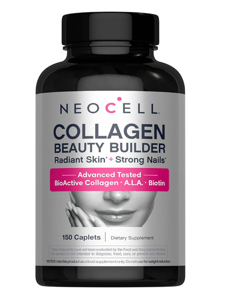 NeoCell Collagen Beauty Builder for Radiant Skin, Healthy Hair & Nails 150 Tablets