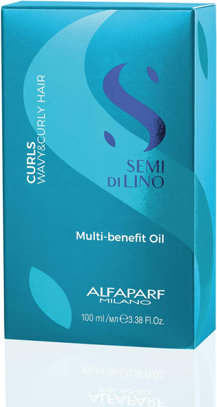 Alfaparf Milano Semi di Lino Curls Multi Benefit Moisturizing Oil For Curly Hair 100ml