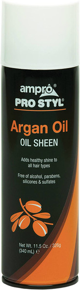 AMPRO Argan Oil Hair Sheen Spray 11.5oz/326 ml