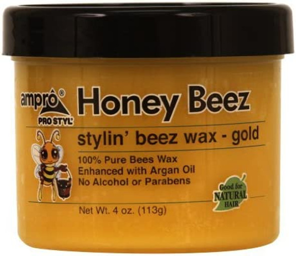 Ampro Honey Beez Stylin' Beez Wax Gold 4 Oz by AmPro