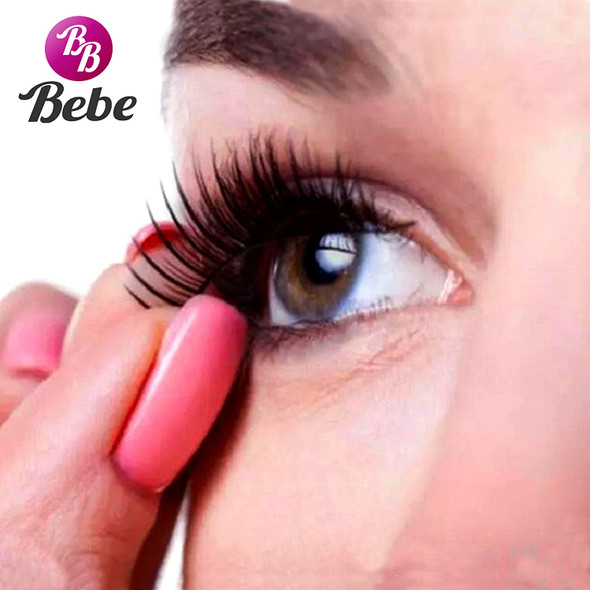 BeBe 3D Deluxe Magnetic False Eyelashes - INCLUDES FREE MIRRORBOOK AIR Compact Mirror Ultra Thin Reusable Premium Extension Lashes No Glue For Natural Beautiful Eyes. (2 Pairs (8 Eyelashes))