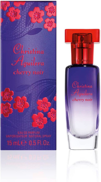 Christina Aguilera Cherry Noir Eau de Parfum Spray (15ml) Floral & Amber Feminine Scent, Luxury Fragrance for Women