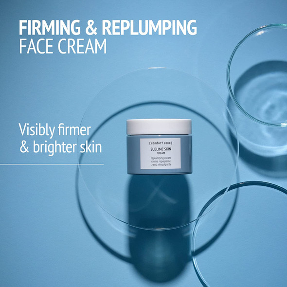 Comfort Zone - Sublime Skin Cream (60ml), Firming, Plumping & Moisturising Face Cream with Hyaluronic Acid, Vegan