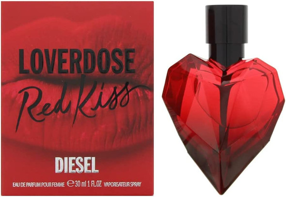 Diesel Loverdose Red Kiss Eau de Parfum Spray, Floral, 30 ml