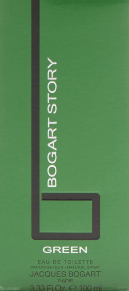 Jacques Bogart Story Green Eau de Toilette Spray for Men, 139017