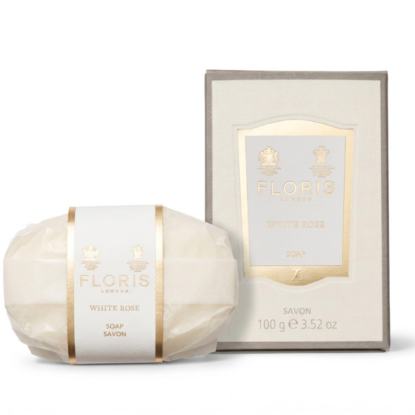 Floris London White Rose Single Hand Soap Bar (100g)