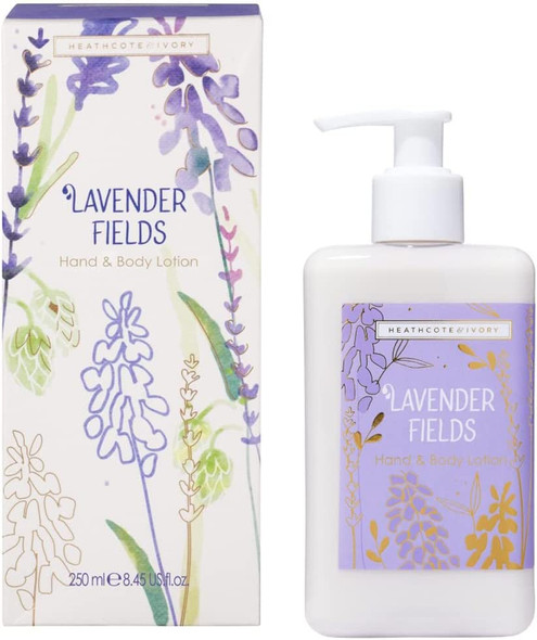 Heathcote & Ivory Lavender Fields Hand & Body Lotion, 250ml