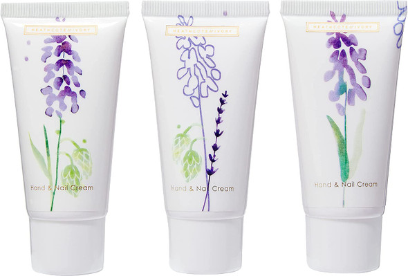 Heathcote & Ivory Lavender Fields Hand Cream Collection, 3 x 30ml Hand Cream