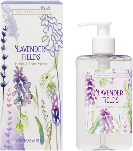 Heathcote and Ivory Lavender Fields Hand & Body Wash, 250ml