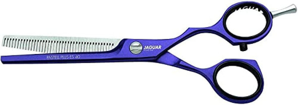 Jaguar White Line Pastel Plus 40 Offset Texturing Scissors, 5.5-Inch Length, Viola, 0.03698 kg 4030363126310