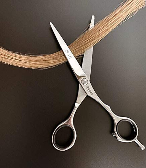 Jaguar White Line JP 10 Offset Hairdressing Scissors, 5.25-Inch Length, Silver, 0.03597 kg