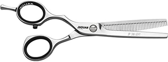 JAGUAR White Line JP 38 Left Handed Hair Thinning Scissors, 5.25-Inch Length, 0.02 kg,4030363005875