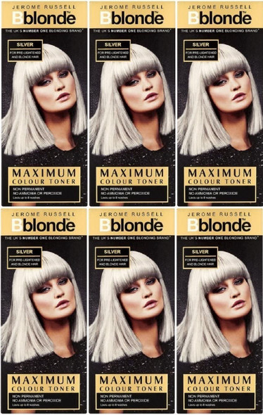 Jerome Russell BBlonde Maximum Colour Toner Silver (6 PACK)