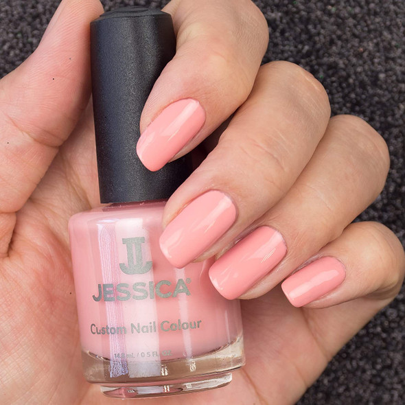 JESSICA Custom Colour Midi Nail Polish, Peony 7.4 ml