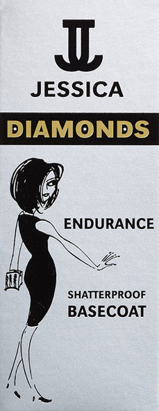 JESSICA Diamonds Endurance Shatterproof Base Coat, 14.8 ml