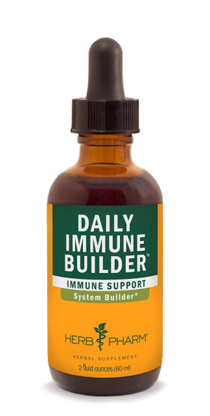 Herb Pharm Daily Immune Builder Herbal Immune System Defense Liquid - 2 Ounce