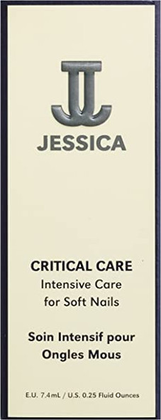 JESSICA Critical Care Nail Polish Base Coat Intensive Care for Soft Nails 7.4 ml