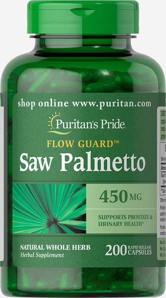 Puritans Pride Saw Palmetto 450 Mg, 200 Count