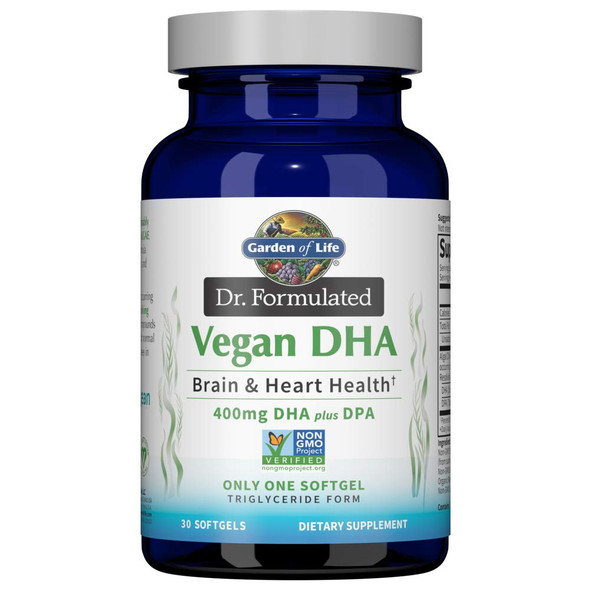 Garden of Life Dr. Formulated Vegan DHA 30 Softgels