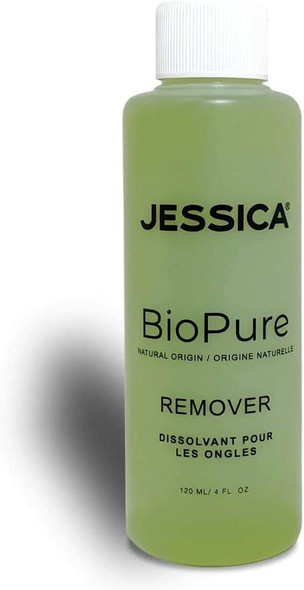 JESSICA | The BioPure Collection | Natural Origin Nail Polish Remover, 120ml | Gentle and Non-Drying