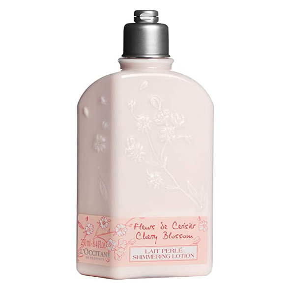 L'OCCITANE Cherry Blossom Body Lotion 250ml, Hydrating & Softening, Cherry Extract, Enriched with Shea Butter, Delicate & Floral Scent, Luxury Body Care