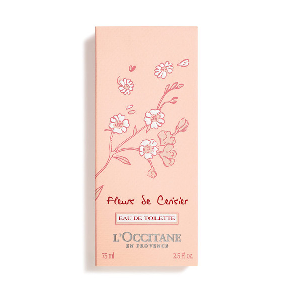 L'OCCITANE Cherry Blossom Eau De Toilette 75ml, Delicate and Floral, Fragrance for Her