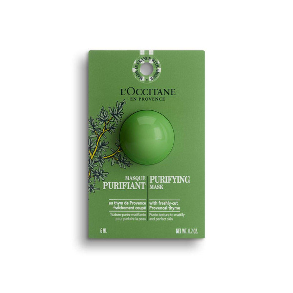 l ìoccitane maschera viso purificante monodose 6ml