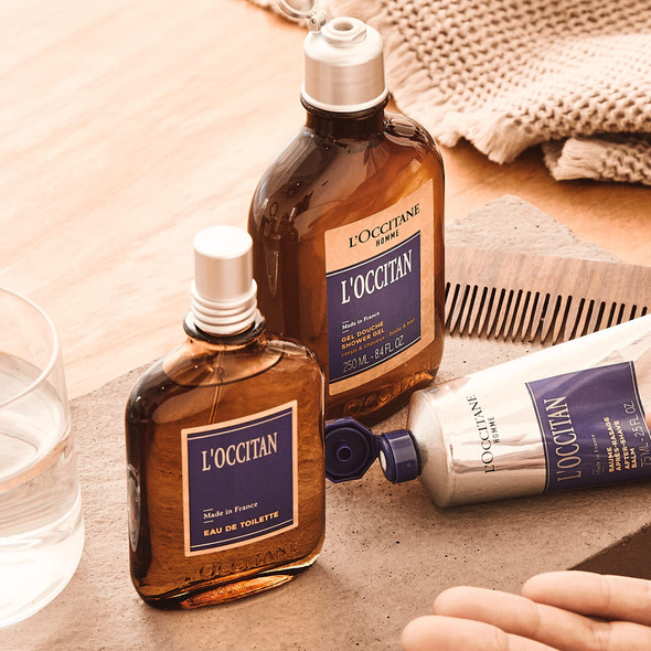 L'OCCITANE L'Occitane Shower Gel 250 ml| Luxury Body Wash for Men| 2-in-1 Hair & Body| Aromatic Lavender Scent|