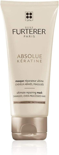 Rene Furterer Absolue Keratine Ultimate Repairing Mask Damaged Over-Processed Hair 100ml - Fine to medium hair