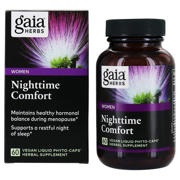 Gaia Herbs, Nighttime Comfort Womens, 60 Count