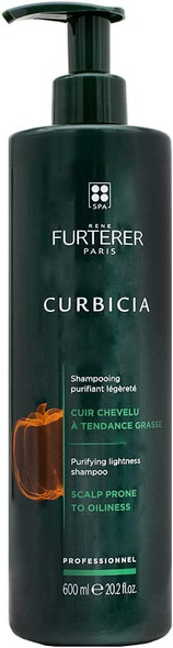 Renè Furterer Curbicia Shampoo 600ml - purifying shampoo for oily scalp