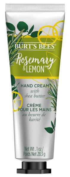Burts Bees Rosemary & Lemon Hand Cream with Shea Butter, 1 Oz (Package May Vary)