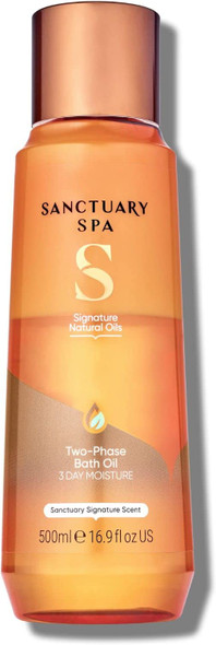 Sanctuary Spa Two Phase Bath Oil, Vegan and Cruelty Free, 500ml