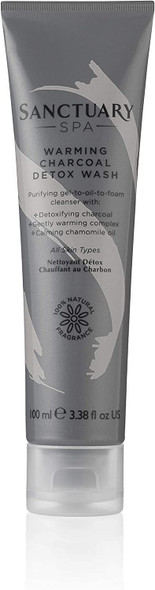 Sanctuary Spa Face Wash, Warming Charcoal Detox, 100 ml
