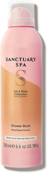 Lily and Rose Foaming Shower Gel, Shower Burst, 200 ml, Lily and Rose Body Scrub, 200 ml and Lily & Rose Body Butter, 300 ml, Vegan and Cruelty Free