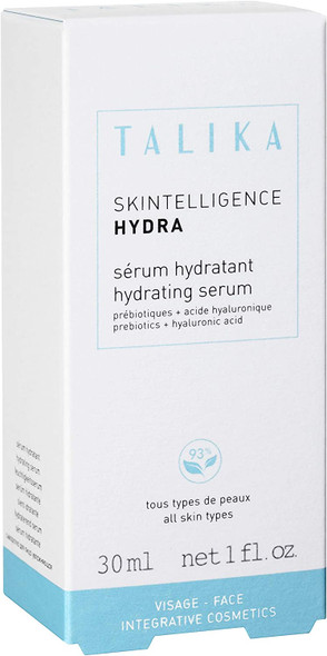 Talika - Moisturising Face Serum - Skintelligence Hydra Hydrating Serum - Light and Comfortable - Hyaluronic Acid Serum - Replenishes, Soothes and Restores Radiance - For All Skin Types - 30 ml