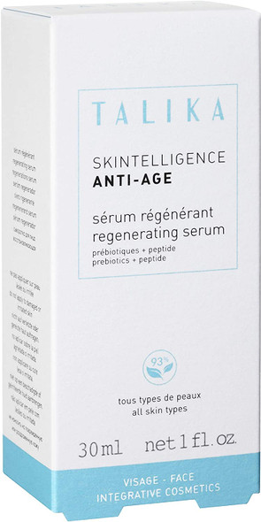 Talika - Skintelligence Anti-Age Regenerating Serum - Moisturising Anti-Aging Face Serum - Anti-Wrinkle, Firming and Lightening Skin Care - For All Skin Types - 30 ml