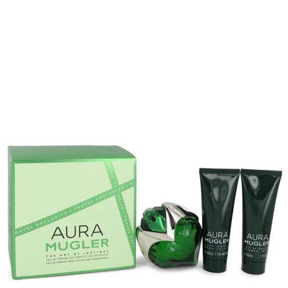 Aura by Thierry Mugler 3 pc Travel Set 1.7 Oz (50 ml)