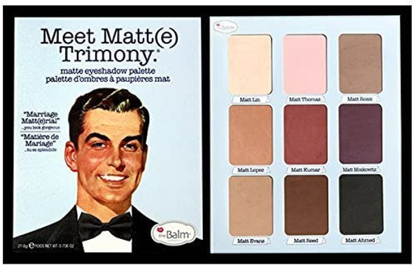 theBalm Meet Matt(e) Trimony Eyeshadow Palette - 9 Shades