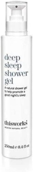 This Works Deep Sleep Shower Gel, A Luxury Body Wash Promoting Sleep and Calm, 99% Natural, Infused with Lavender, Camomile and Vetivert Essential Oils, 250ml