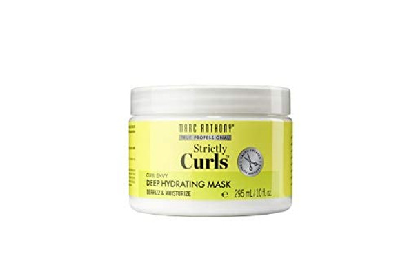Marc Anthony Strictly Curls Deep Hydrating Mask 10 Ounce Jar (295ml) (3 Pack)