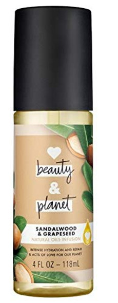 Love Beauty and Planet Sandalwood & Grapeseed Natural Oils Infusion Hair Oil - 4 fl oz