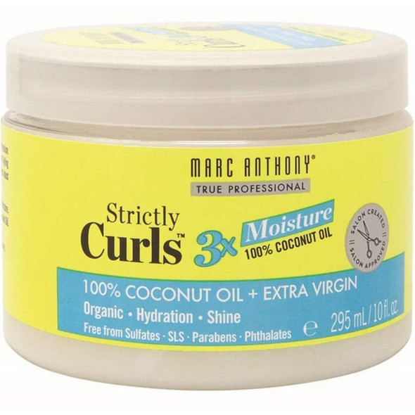 Marc Anthony Coconut Cream Curls Smoothie Cream 10 Ounce Jar (295ml) (2 Pack)