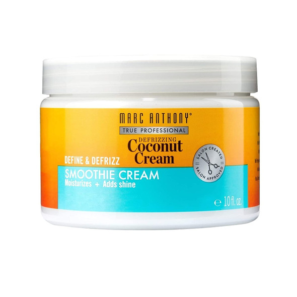 Marc Anthony Defrizzing Coconut Cream Curls Define & Defrizz Smoothie Cream, 9.97 Ounces