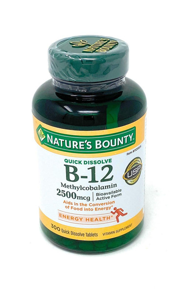  Vitamin B12 Fast Dissolve Tablets by Spring Valley