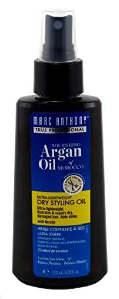 Marc Anthony Argan Oil Dry Styling Oil 4.05 Ounce Pump (120ml) (6 Pack)