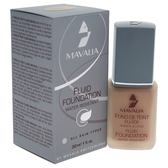 Mavala Fluid Foundation, No.06 Ivoire, 1 Ounce